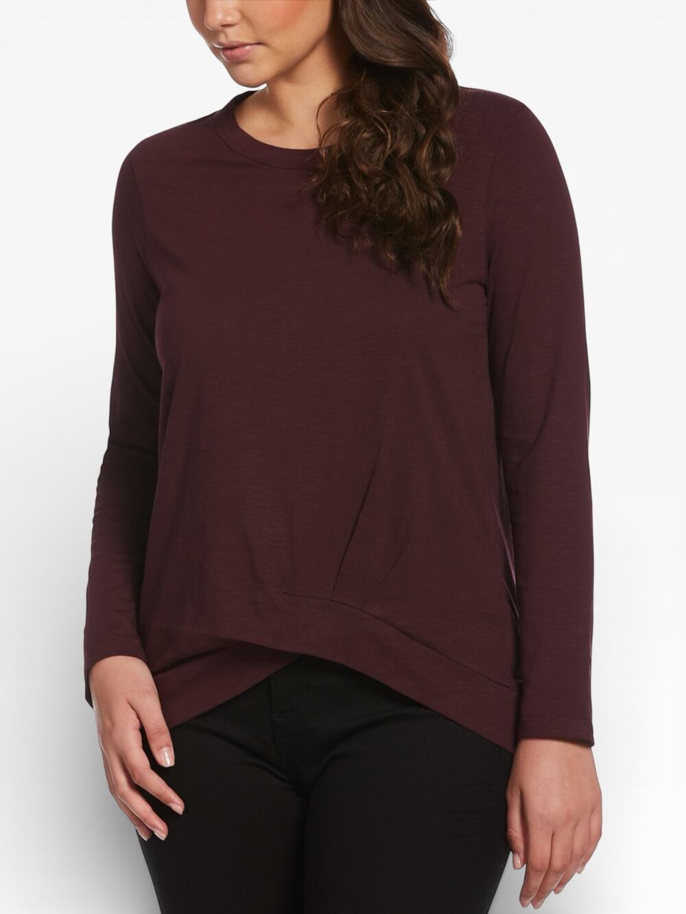 NWT Rafaella Petite Twist Front Top MP